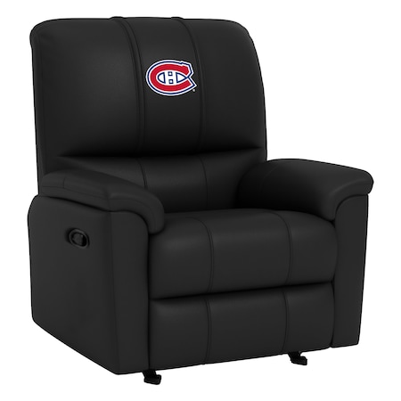 Dreamseat Rocker Recliner with Montreal Canadiens Logo XZ52031CDRRBLK-PSNHL41050